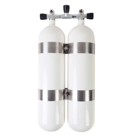Dobbel 10l  Flaskesett 232 bar Convex