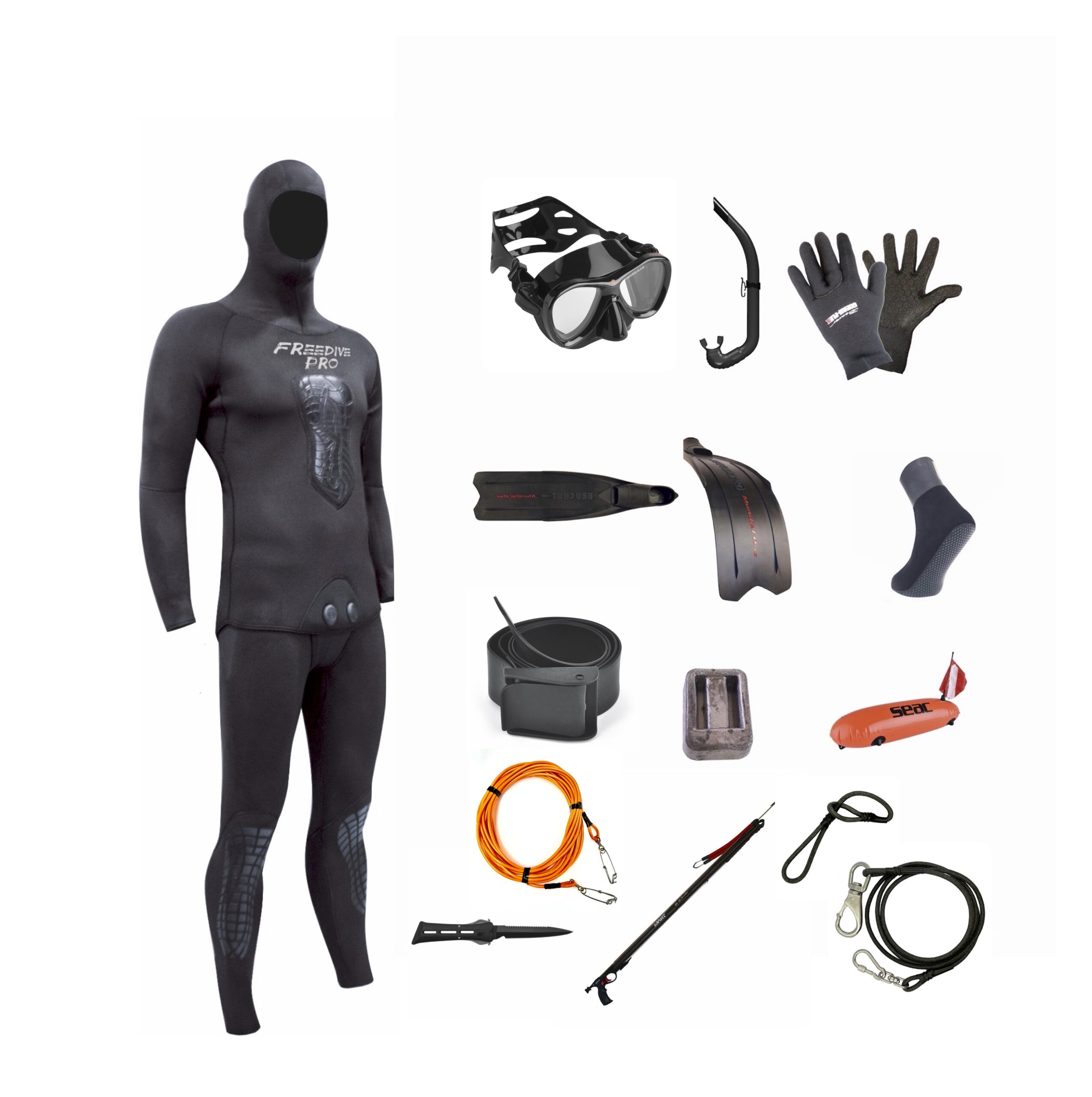 Undervannsjeger grunnpakke herre