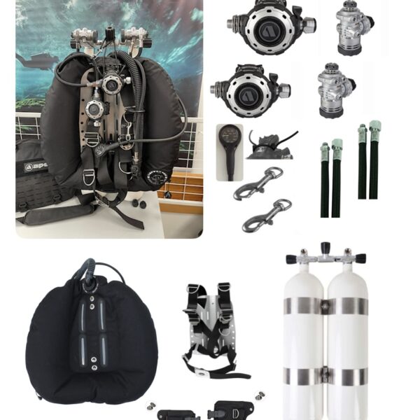 Komplett dobbeltsett pakke Tec-diving MTX RC