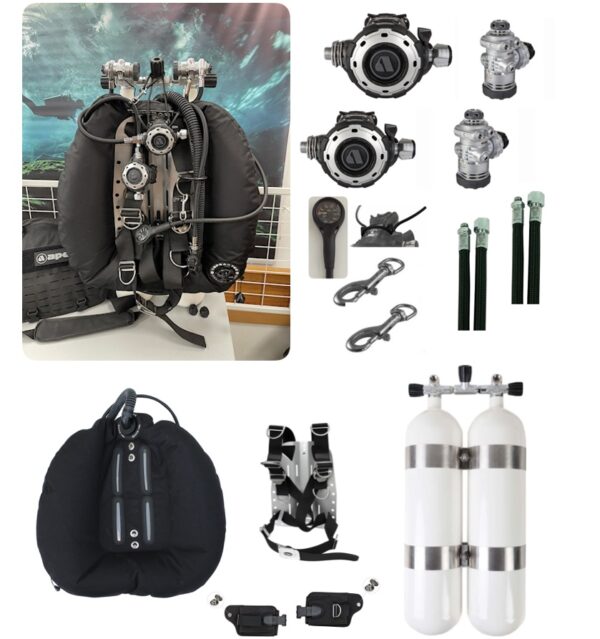 Komplett dobbeltsett pakke Tec-diving MTX RC