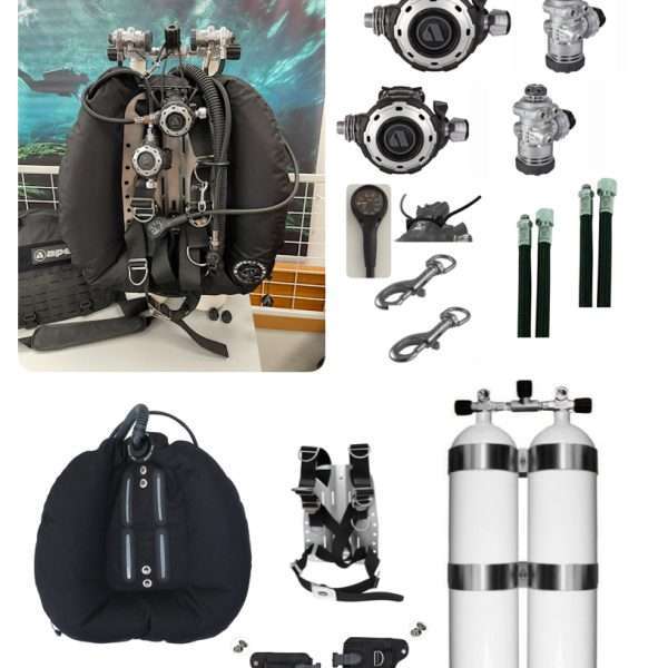 Komplett dobbeltsett pakke Tec-diving MTX RC