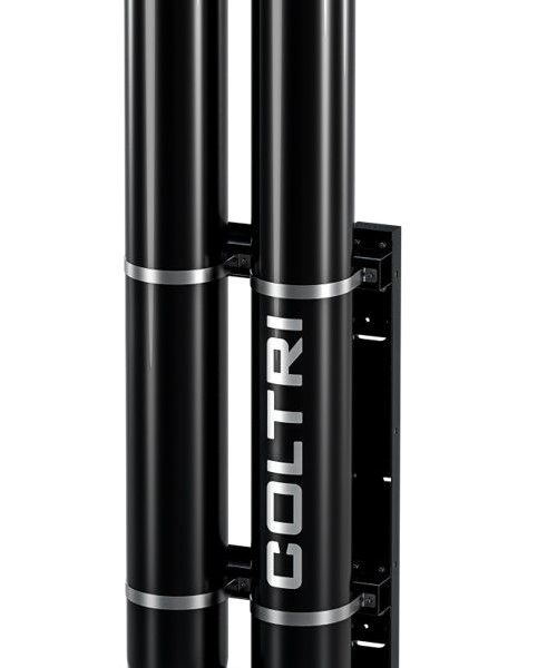 Coltri flaskebank 2x50 L, 300 bar m/dreneringskran