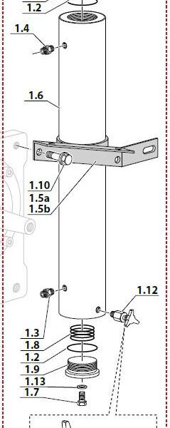 Coltri Komplett filterhus MCH-6