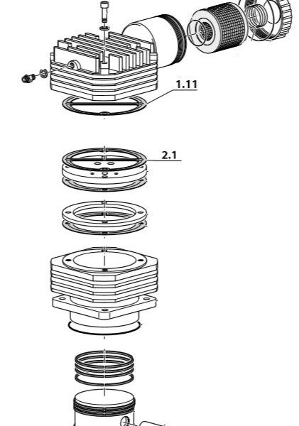 Coltri MCH-11-13-16-18-21-23 pakning 1.trinn, pos 2.1