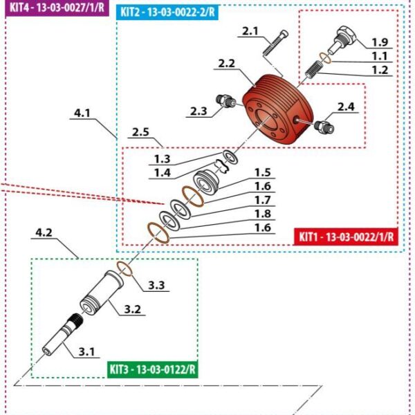 Coltri MCH-8-11-13-16-18 3.trinn oppgraderingskit