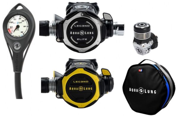 Pustepakke Aqualung Leg3nd ELITE DIN m/manometer