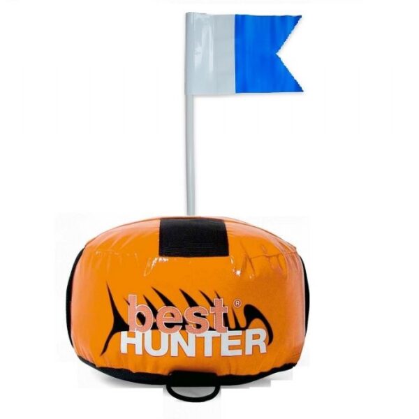 Torpedo bøye dobbel, kraftig med 2 store flagg