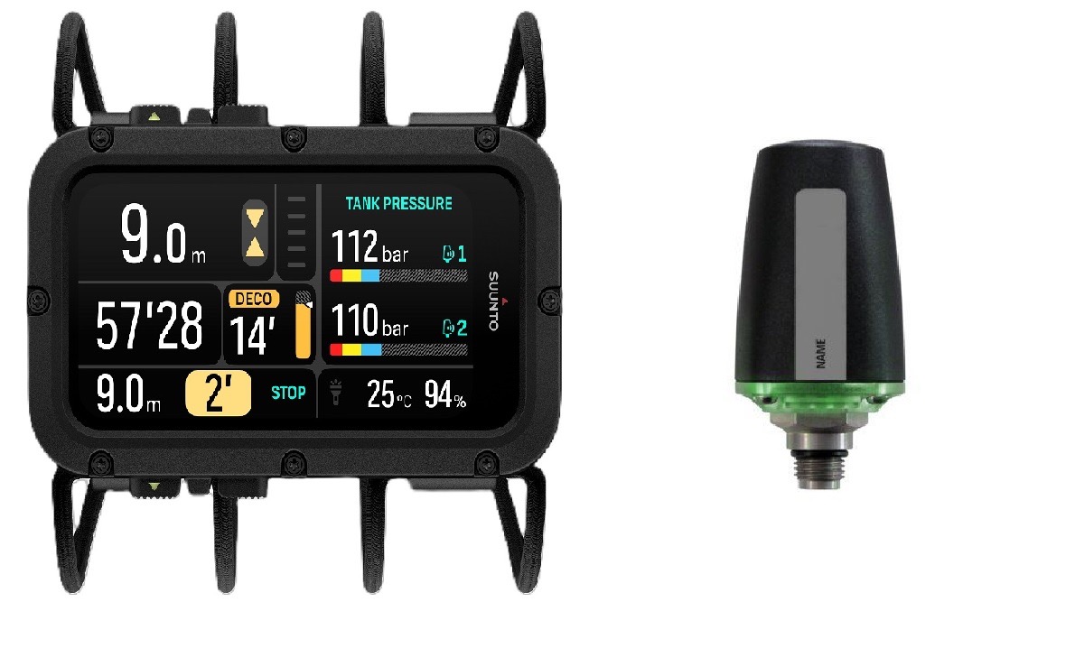 Suunto Nautic Bungee med sender